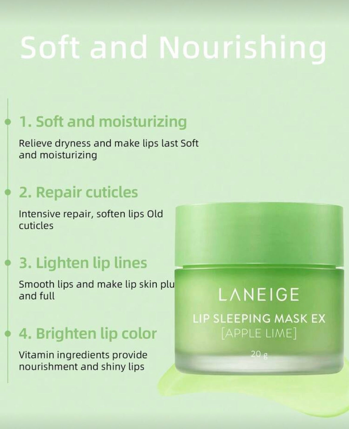 Laneige k beauty 20g lip sleeping mask