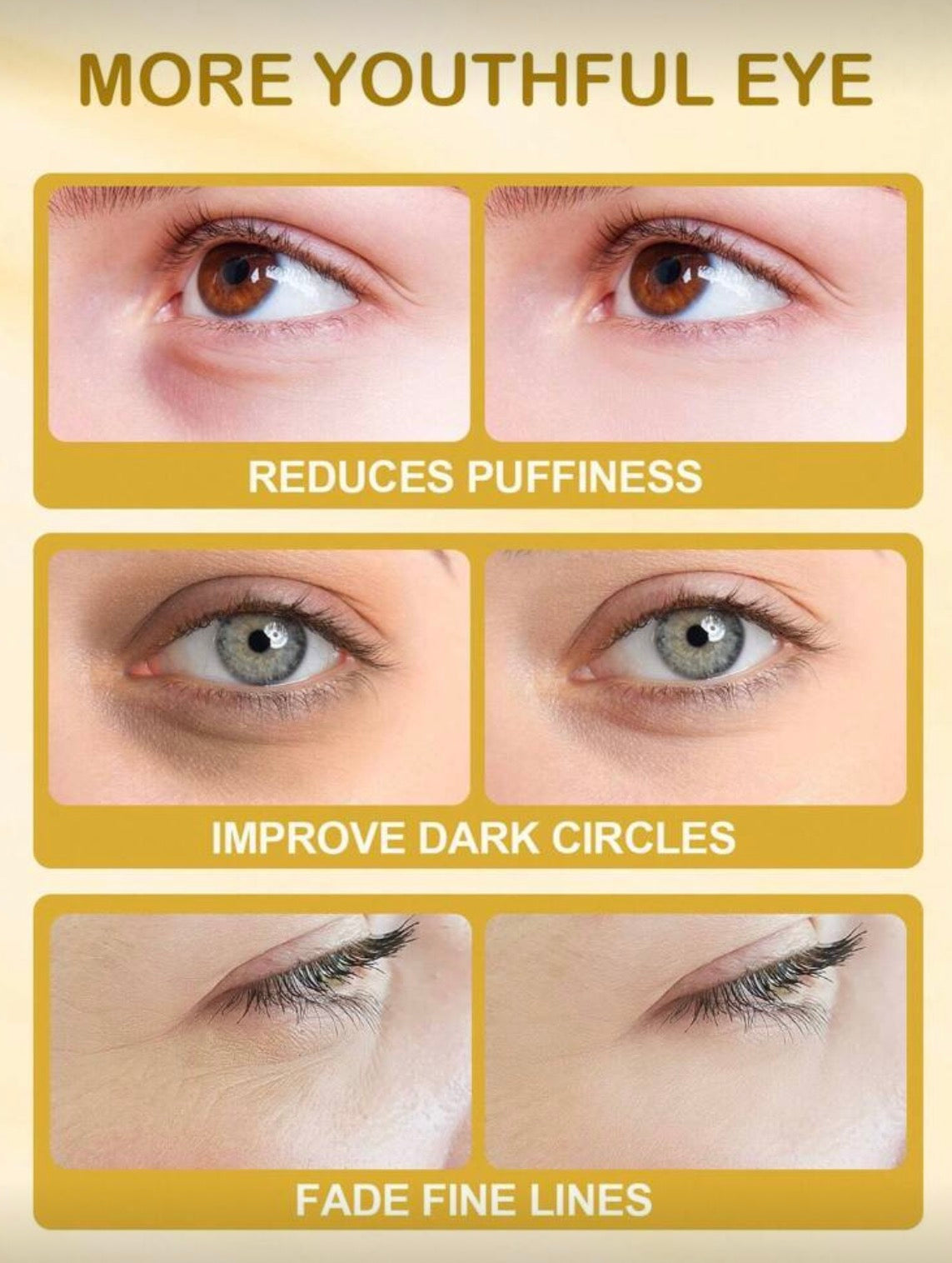 Slow Sunday 24k eye mask