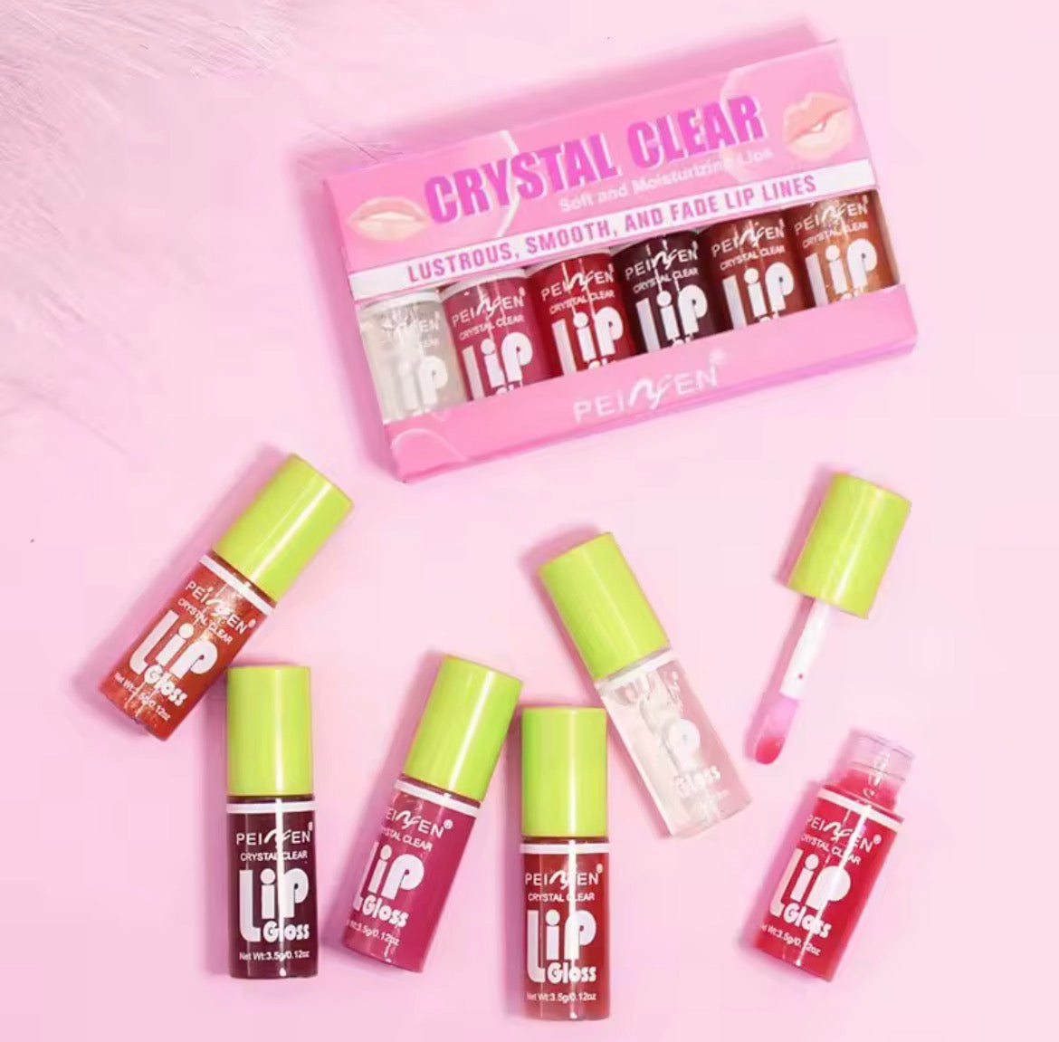 6pcs moisturising Lip Gloss