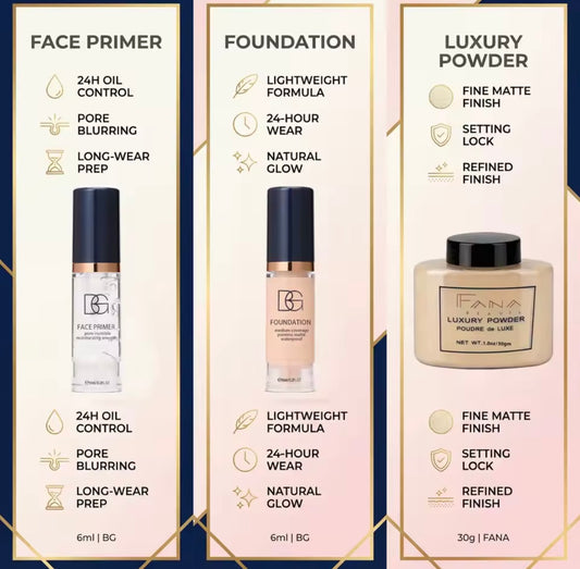 4pcs face make up bundle